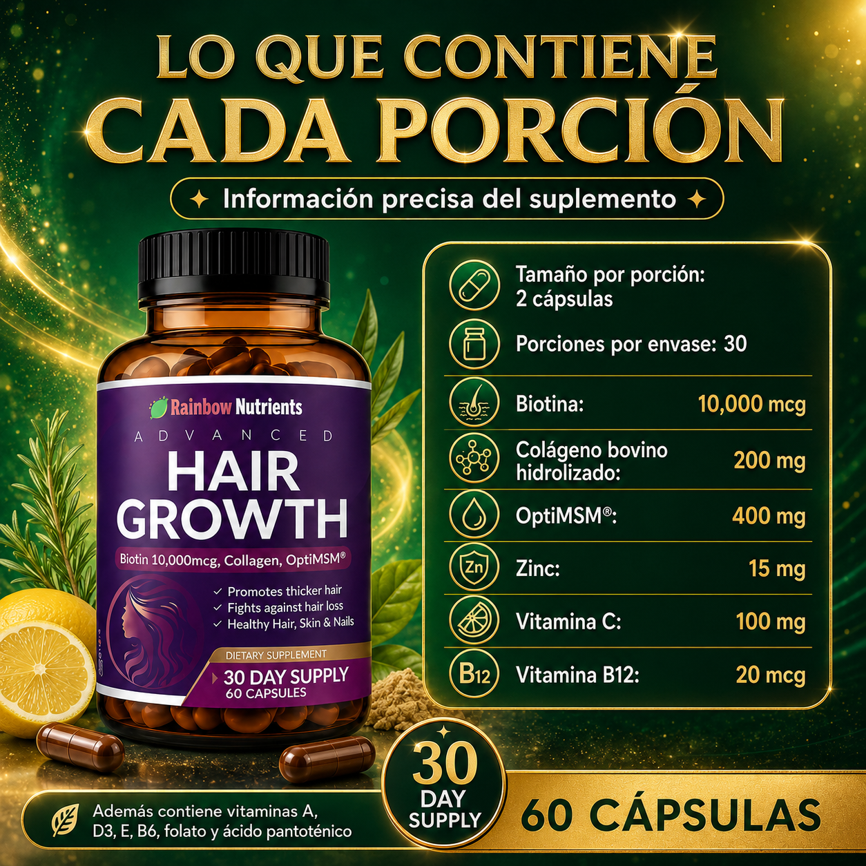 Hair Growth Tratamiento Capilar